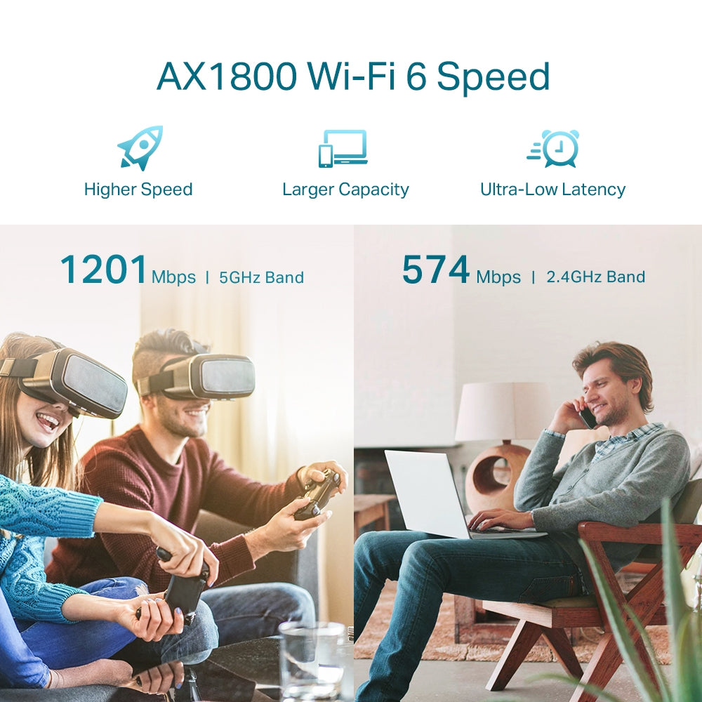 TP-Link AX1800 Wi-Fi 6 Range Extender - Boost Your Home Network