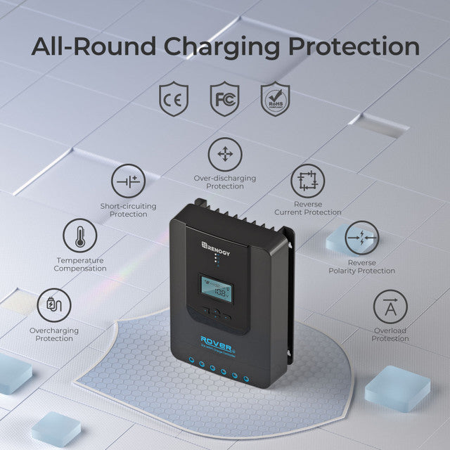 Renogy Rover Li 20 Amp MPPT Solar Charge Controller - Your Solar Energy Powerhouse
