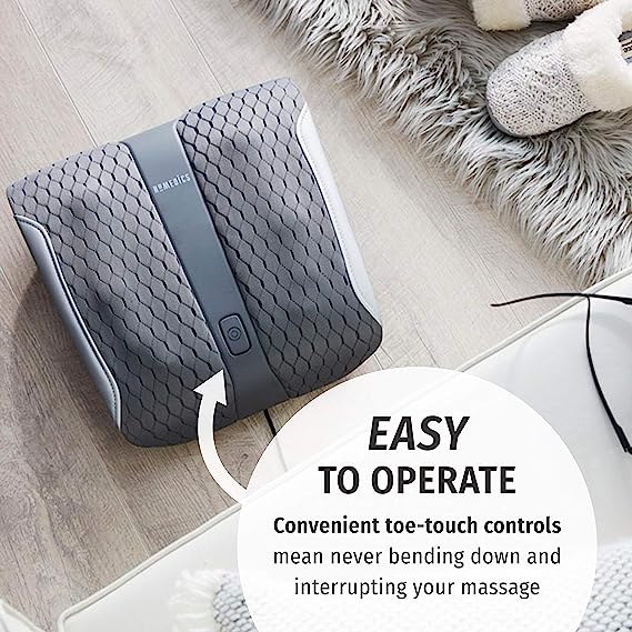 Indulge Your Feet with HoMedics' Heated Gel Shiatsu Foot Massager