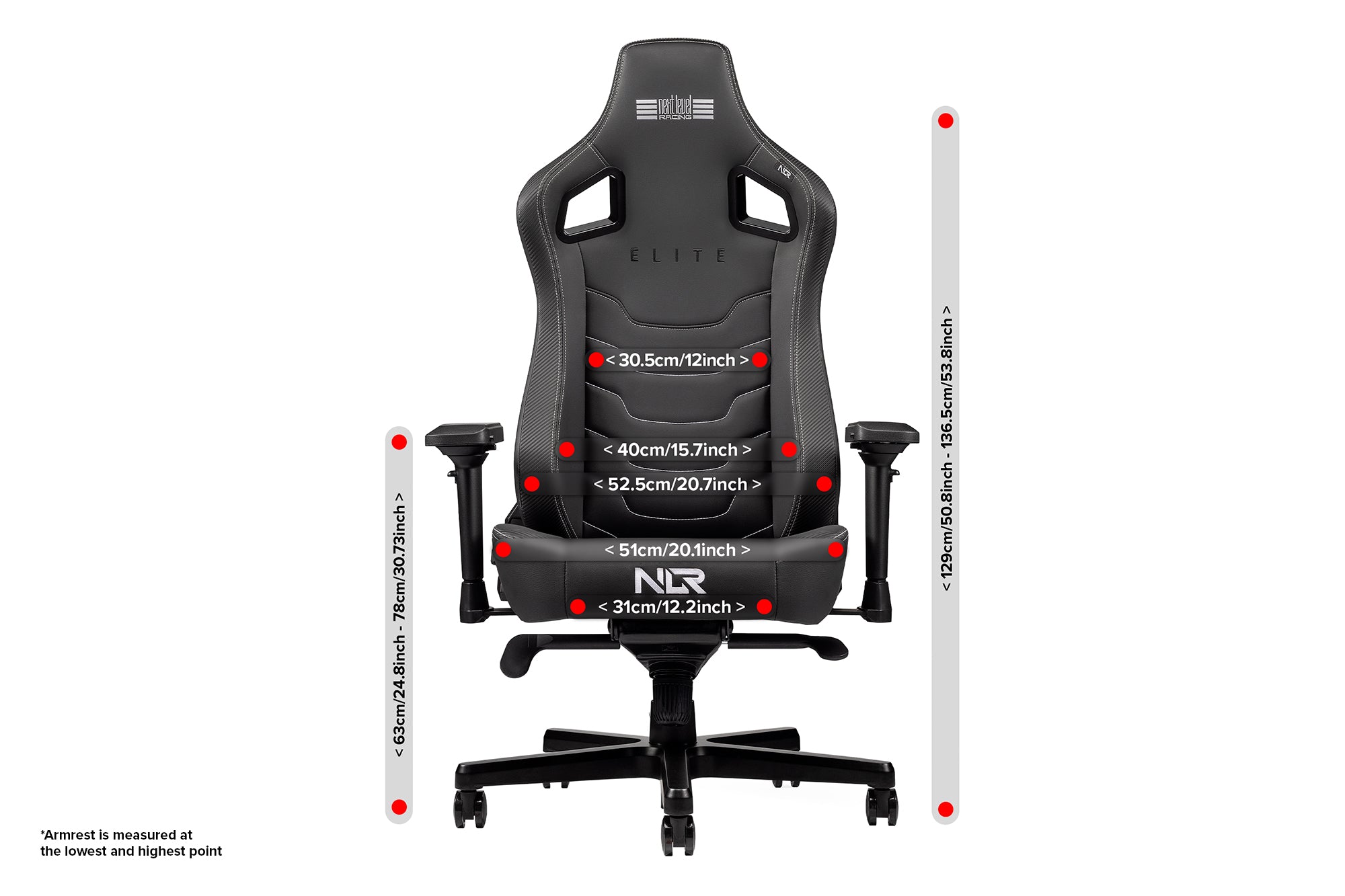 Next Level Racing NLR-G004 Leather Edition Elite Gaming Chair - Elevate Your Gaming Experience