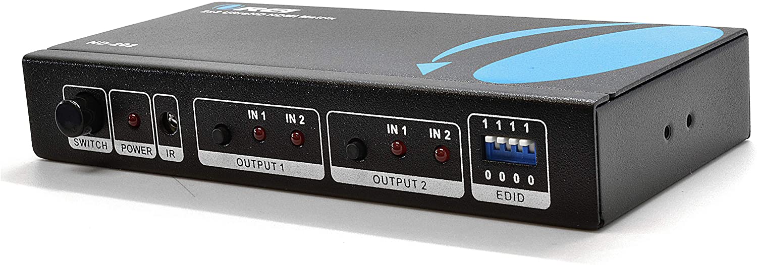 OREI HD-202 Superb 2x2 HDMI 1.4V Matrix Switch/Splitter - Effortlessly Manage Your HDMI Signals!