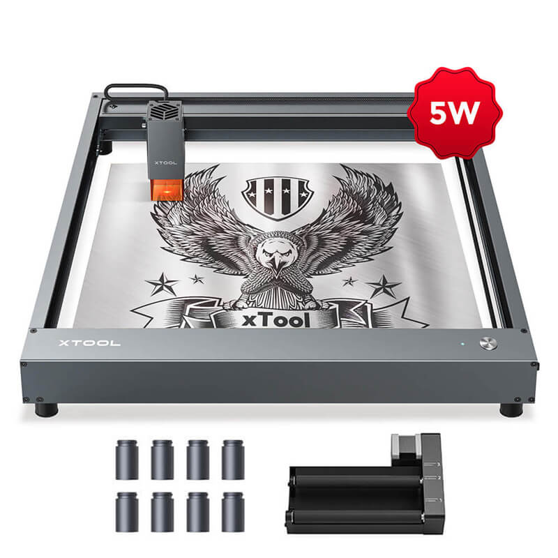xTool D1: The Ultimate 5W DIY Laser Engraving & Cutting Machine with Higher Accuracy