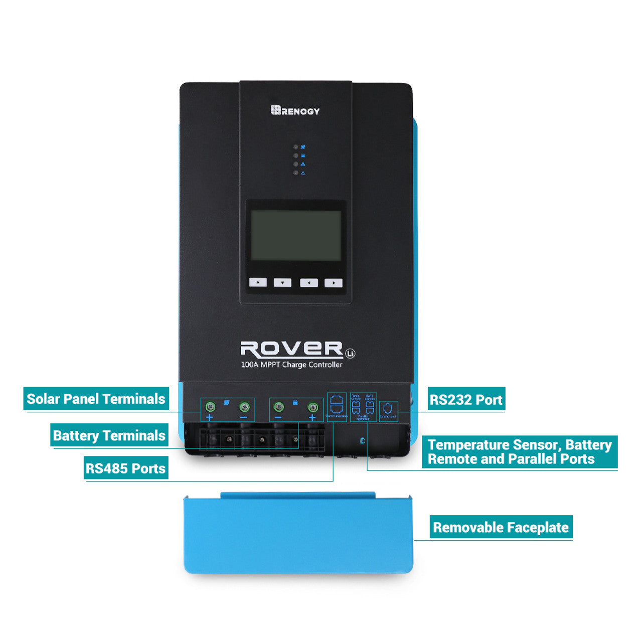 Renogy Rover Li 100 Amp MPPT Solar Charge Controller - Your Solar Powerhouse