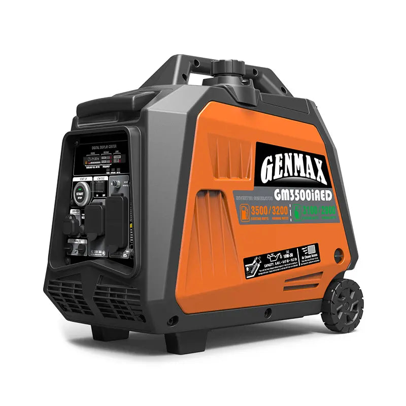 Genmax GM3500iAED Super Quiet Dual Fuel Portable Inverter Generator with Parallel Capability