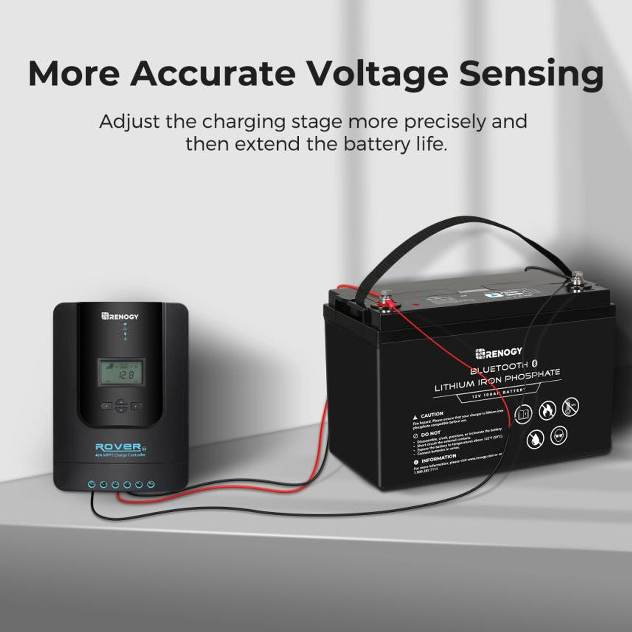 Renogy RVSCC - Your Reliable RV Battery Voltage Sensor with Ring Terminal