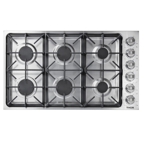 Thor Kitchen Professional 30-Inch Stainless Steel Drop-In Gas Cooktop with Four Burners