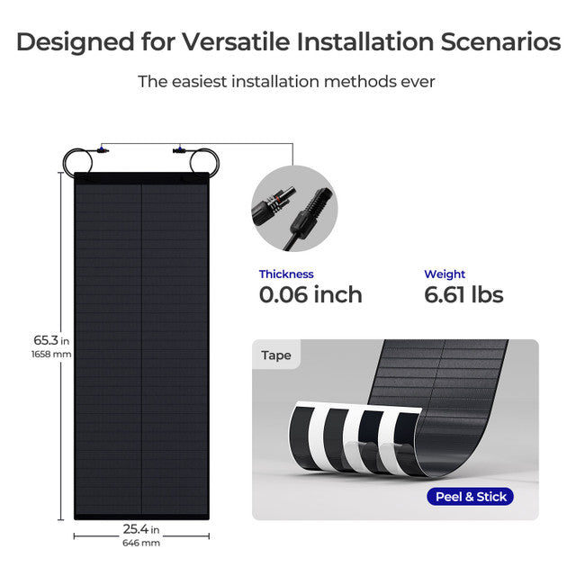 Renogy Ultra-flex 150W CIGS Flexible Solar Panel - Your Portable Powerhouse
