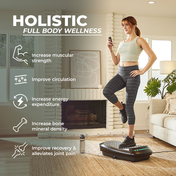 Sunny Health & Fitness 4D Vibration Fitboard - Your Key to Effortless Muscle Recovery