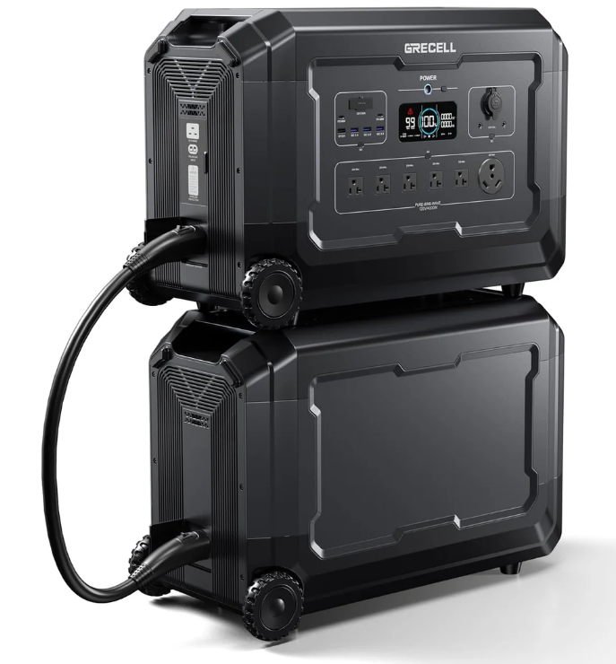 GRECELL 4000W High-Capacity Portable Power Station - 5040WH