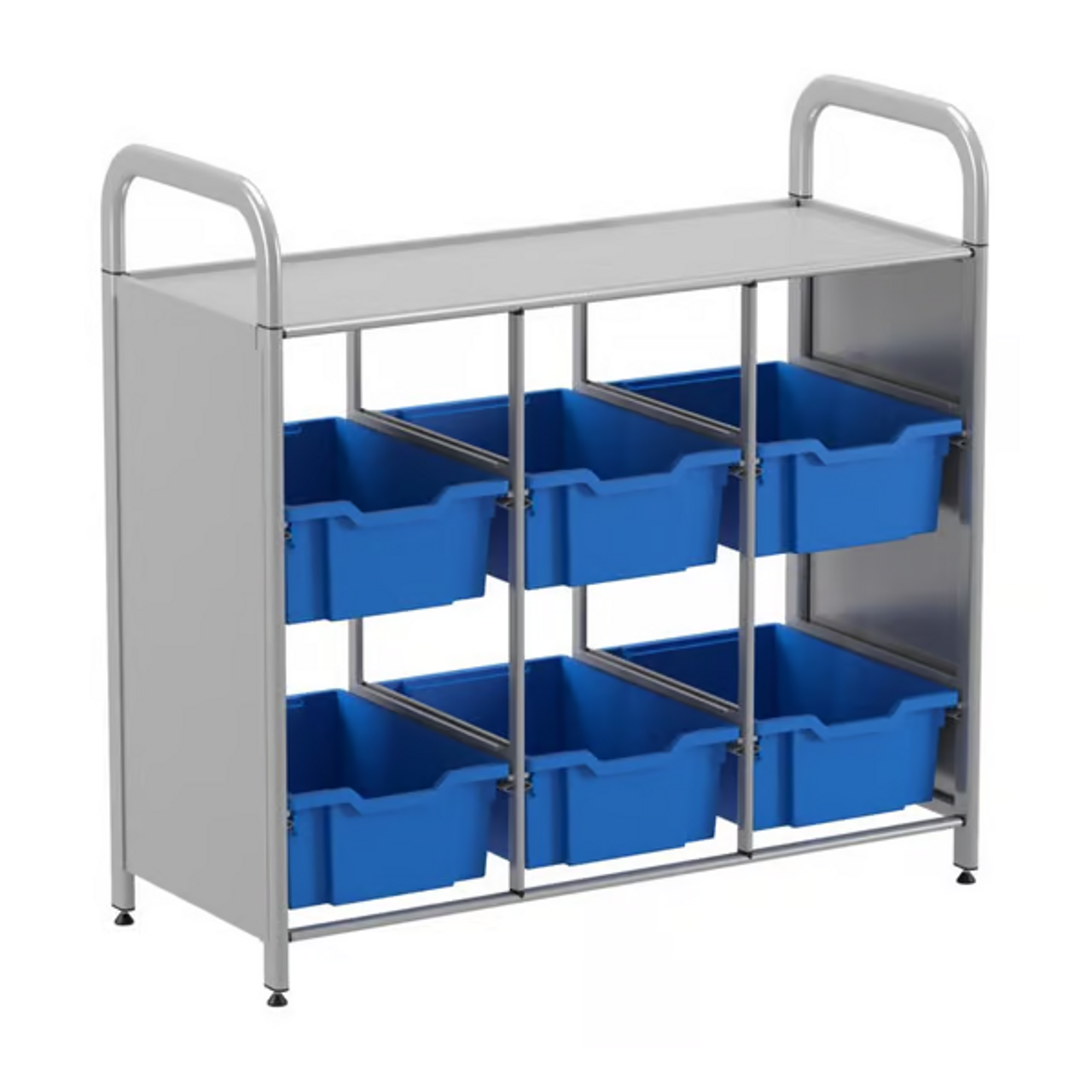 Gratnells Callero Custom Low-Level 6-Deep Tray Library Starter Unit -