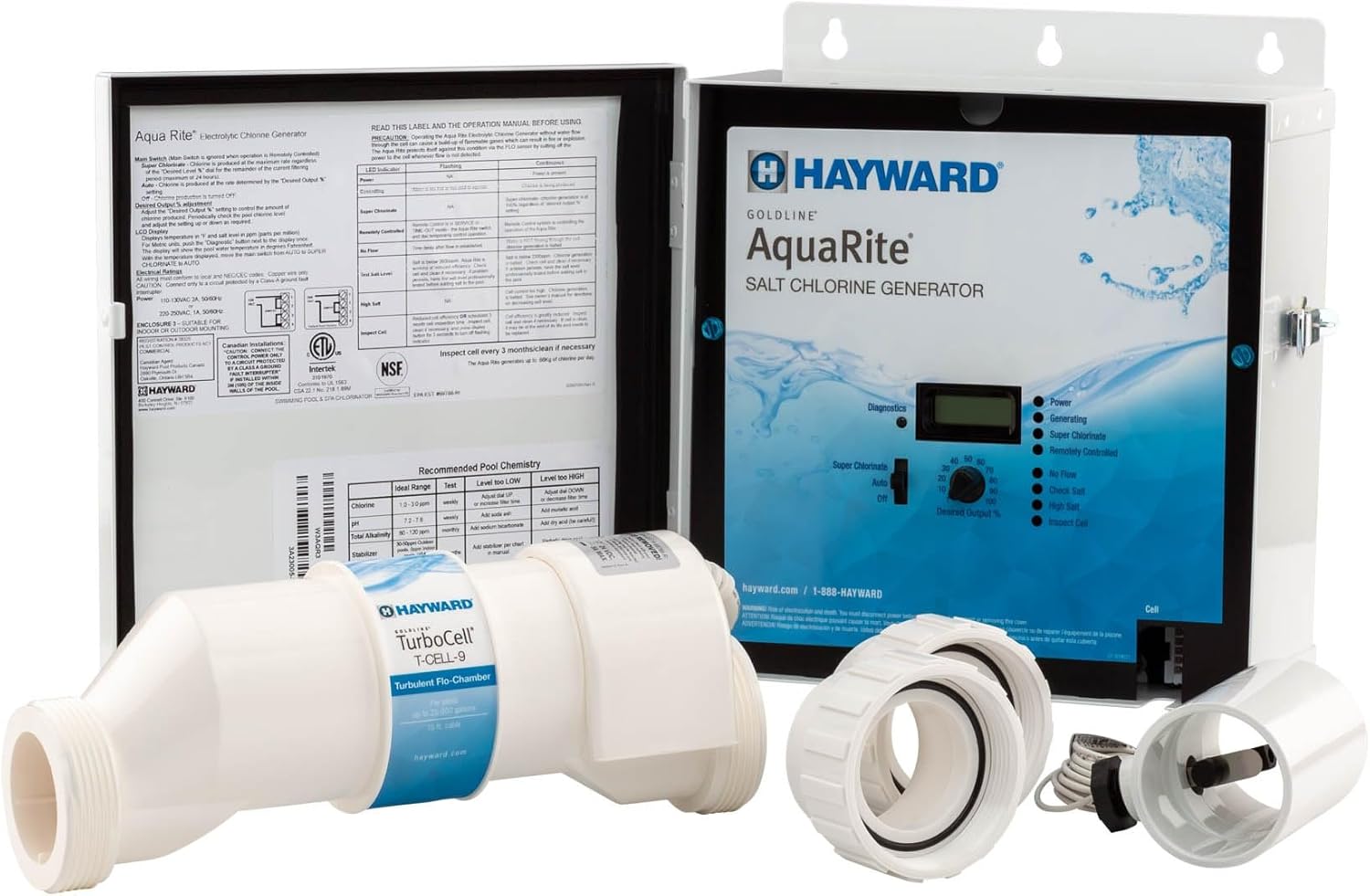 Hayward AquaRite 25K Gal Salt Chlorination System