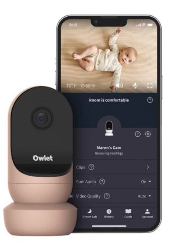 Owlet Cam 2 Wi-Fi Smart Baby Monitor - 1080p Full HD for Peace of Mind