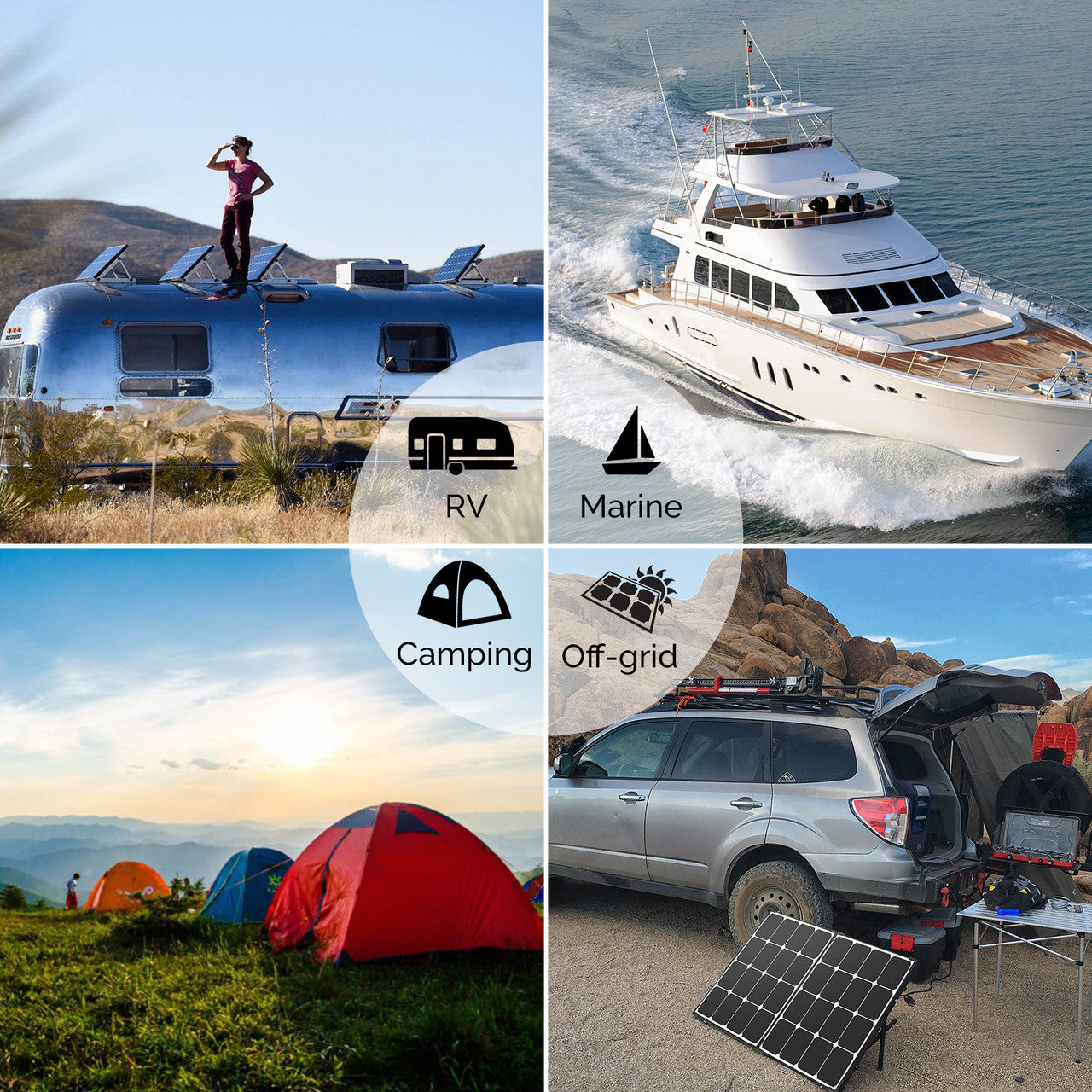 Renogy 100W Eclipse Monocrystalline Foldable Solar Suitcase with Controller - Your Off-Grid Powerhouse