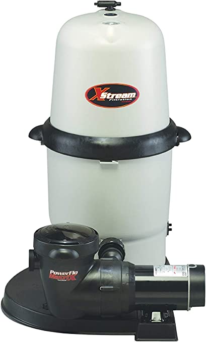 Hayward Xstream 150 Sq Ft Cartridge Filter with 1.5 HP PowerFlo Matrix Pump - Your Pool's Crystal-Clear Water Solution!