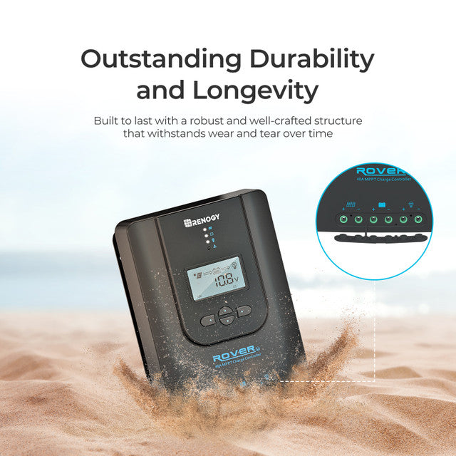 Renogy Rover Li 40 Amp MPPT Solar Charge Controller - Maximize Your Solar Efficiency