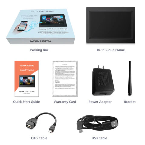 Sungale Alpha Digital 10 Cloud Frame - KS1016: Your Memories, Beautifully Displayed
