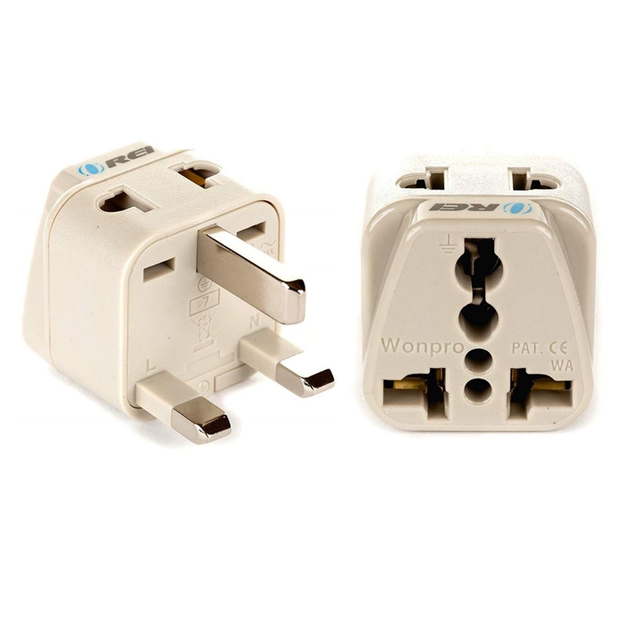 OREI DB-7 Compact 2-in-1 UK & Hong Kong Travel Adapter
