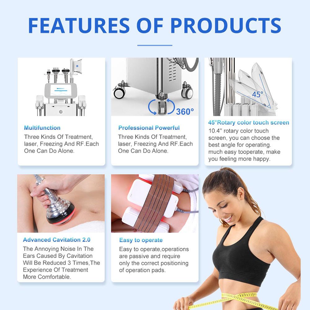 5-in-1 RF 40K Cavitation Fat Reduction and Skin Tightening Device