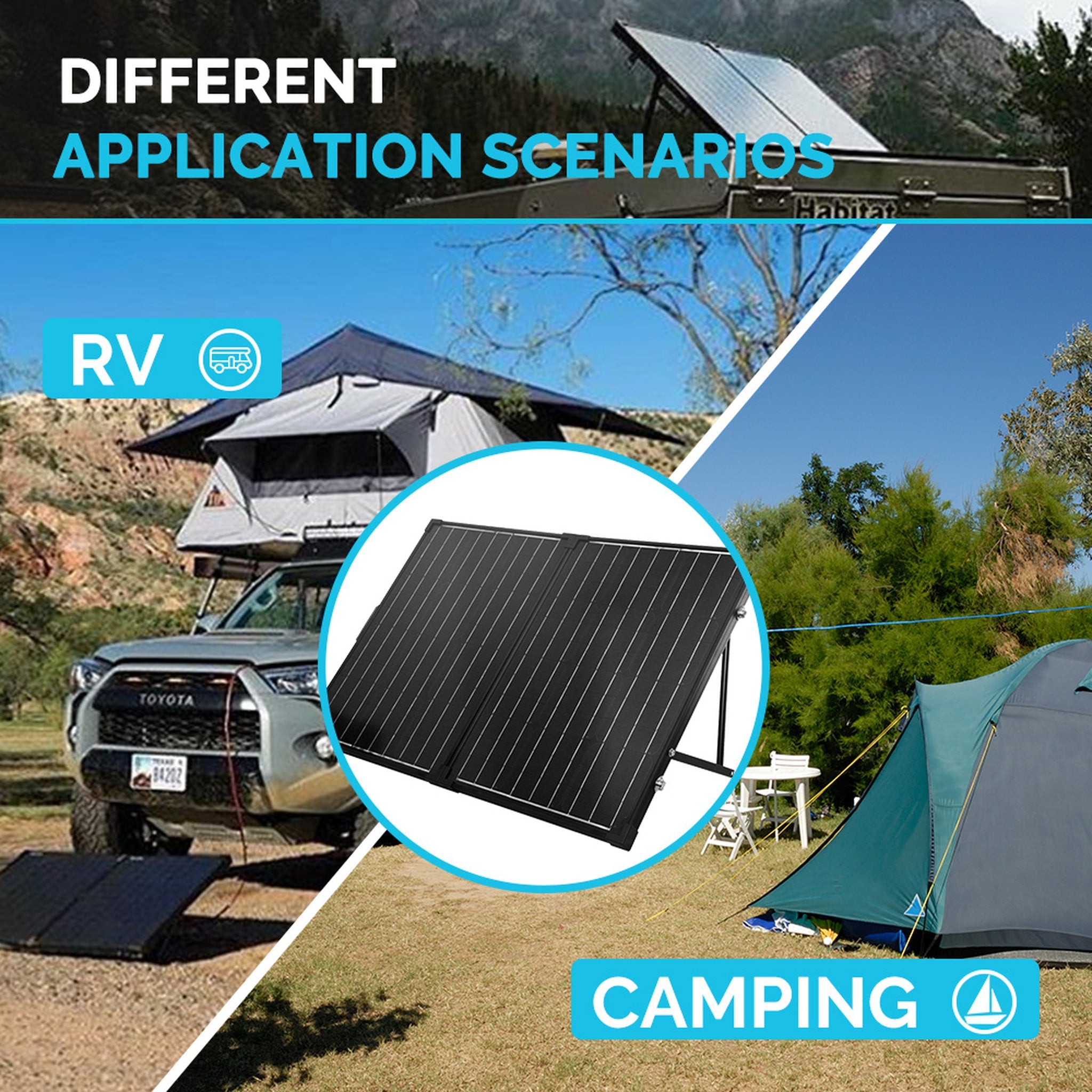 Renogy 100W Foldable Solar Suitcase with Voyager - Your Off-Grid Powerhouse