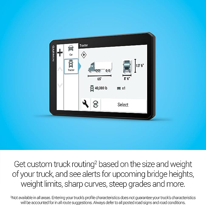 Garmin dezl Cam OTR710 7" GPS Truck Navigator: Your Ultimate Trucking Companion with Dash Cam