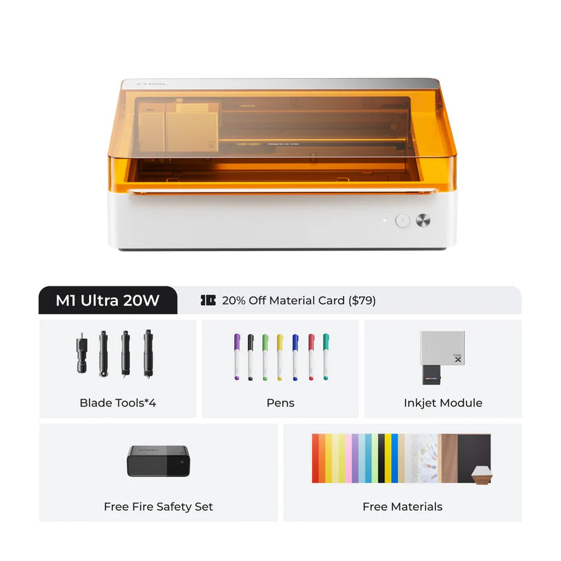 xTool M1 Ultra 20W All-in-One Craft Powerhouse
