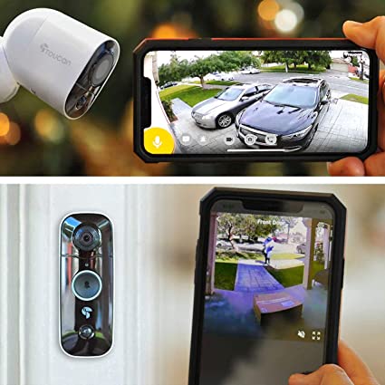 Toucan Security: Ultimate Home Protection Bundle - Floodlight Camera & Wireless Video Doorbell