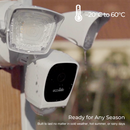 Eco4life HD WiFi Floodlight Surveillance Camera - 1080p Protection