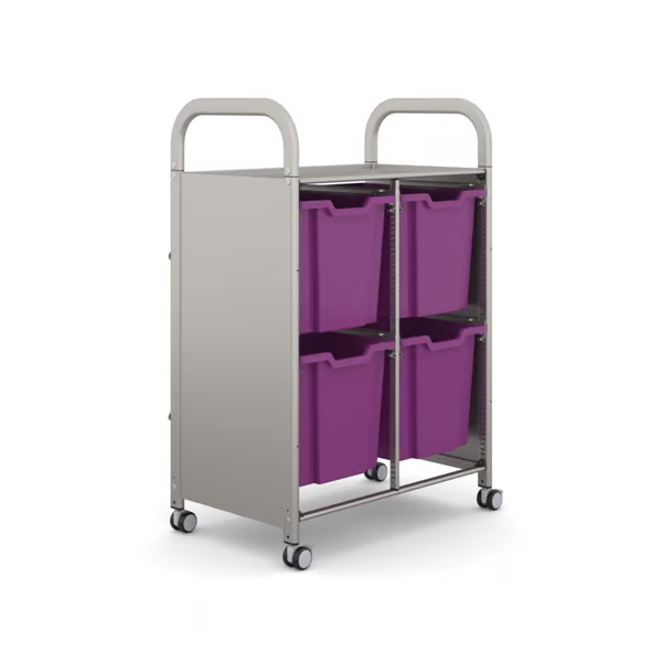 Gratnells Callero Double Metal Cart - The Ultimate Learning & Office Organization Solution
