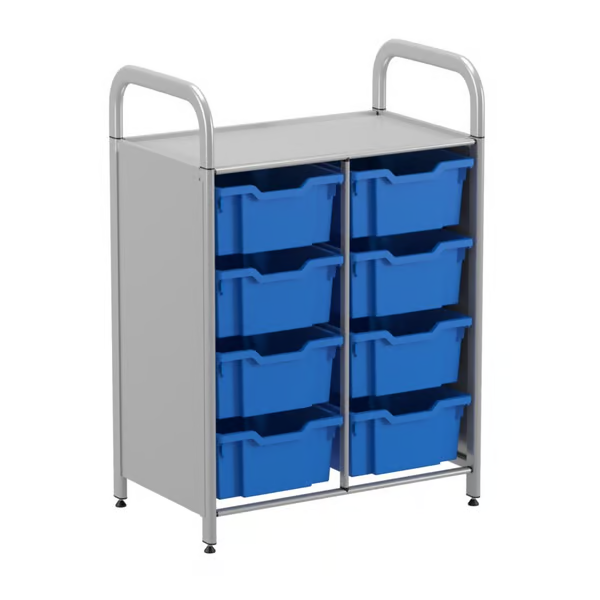 Gratnells Callero Custom Low-Level 8-Deep Tray Starter Kit - A Classroom Organization Essential