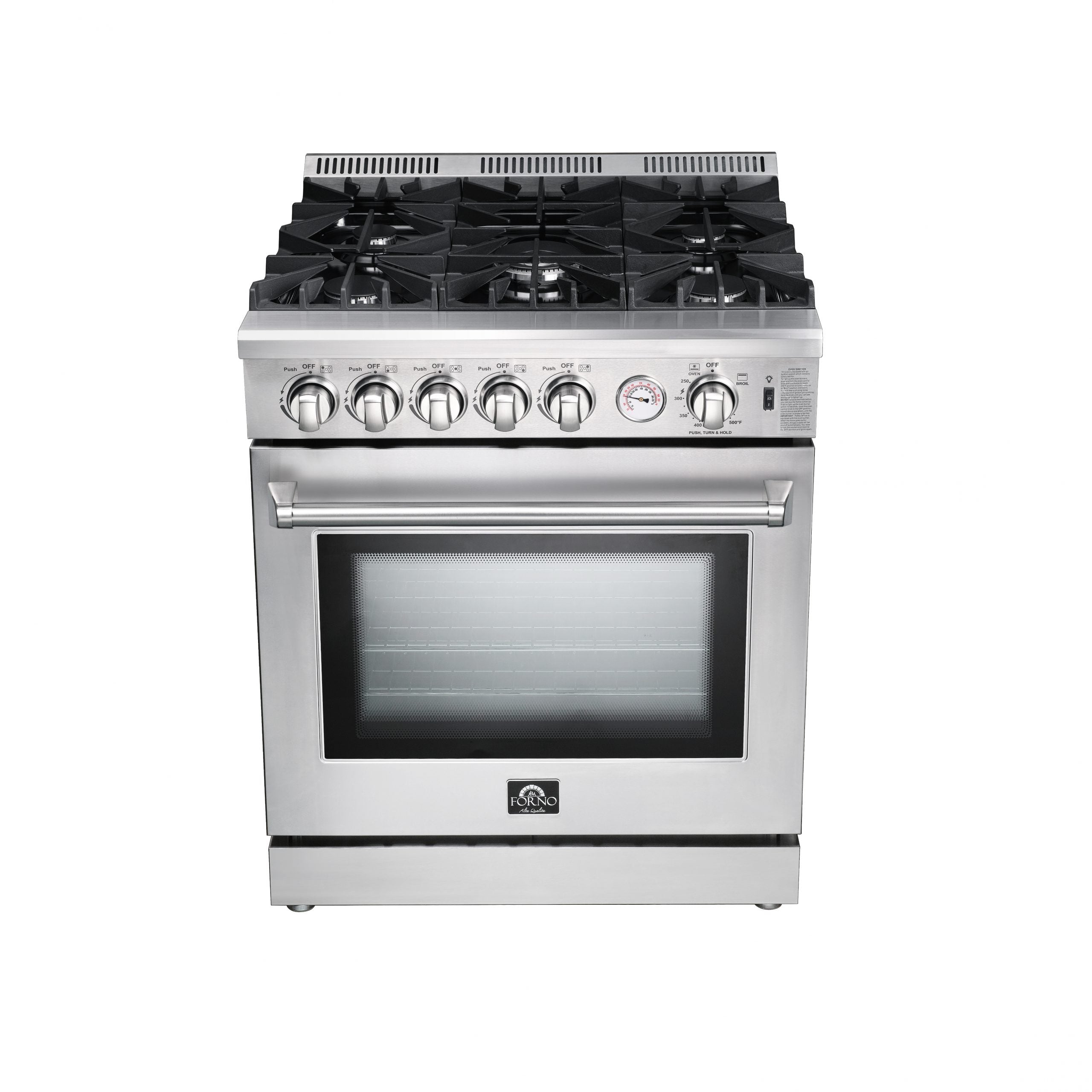 Forno Galiano Gold 36' Freestanding Gas Range - The Ultimate Kitchen Powerhouse