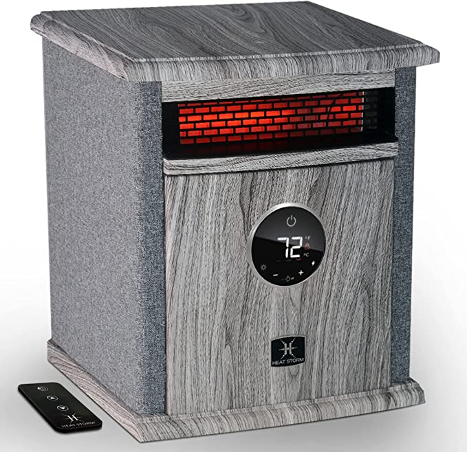Heat Storm Logan Deluxe Infrared Fabric Space Heater - 5200 BTU
