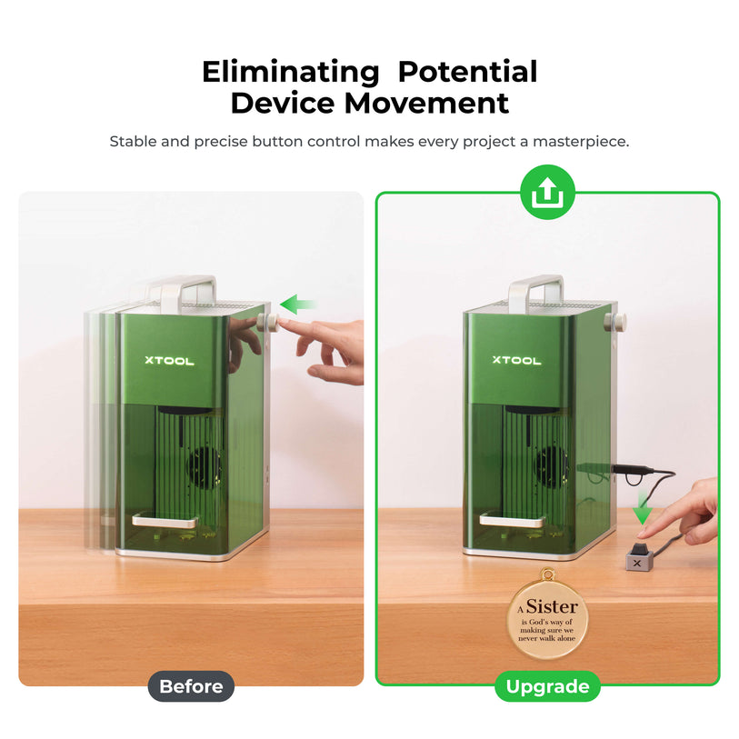 xTool Laser Button Switch - Boost Your Laser Workflow