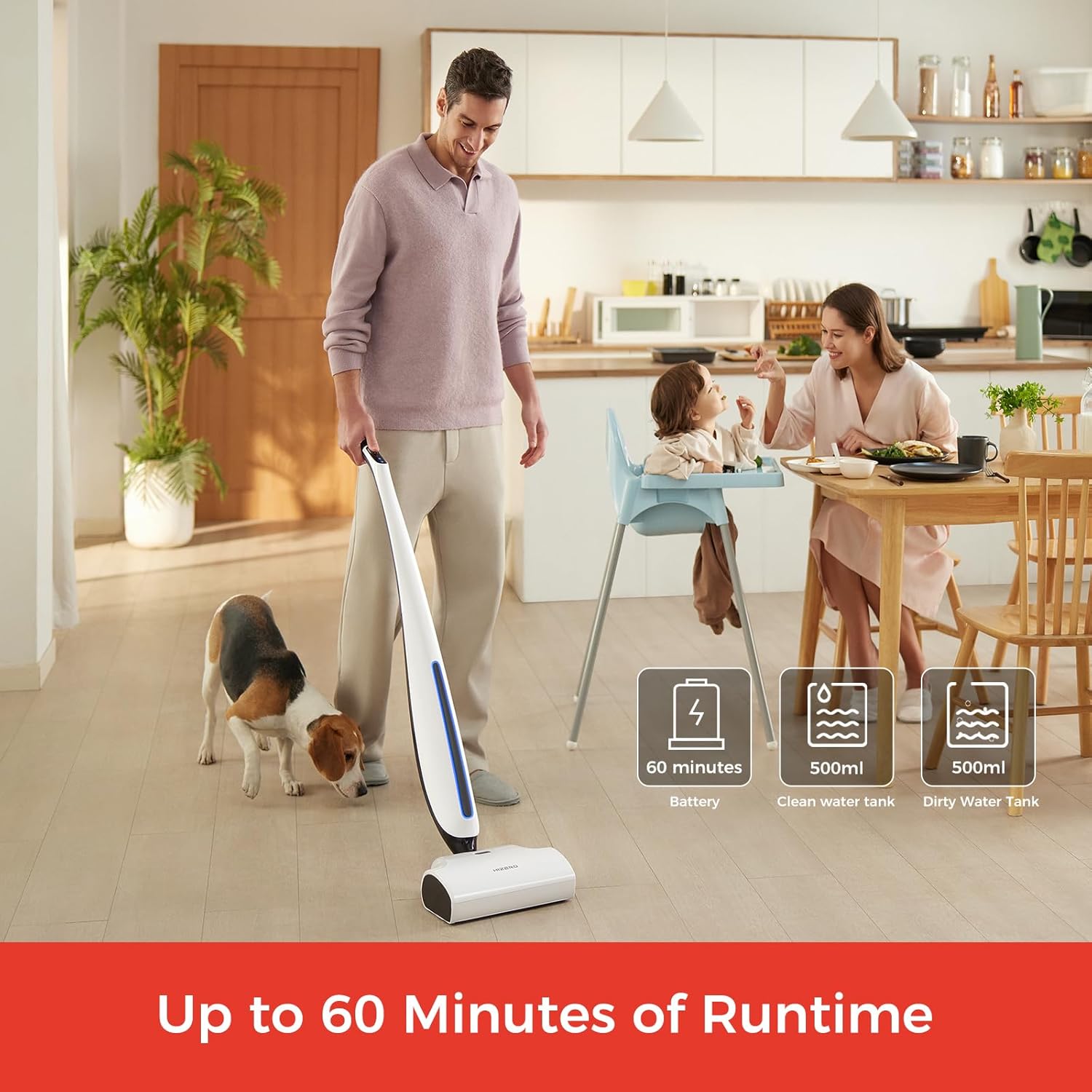 Hizero F500 All-in-One Hard Floor Cleaning Wonder
