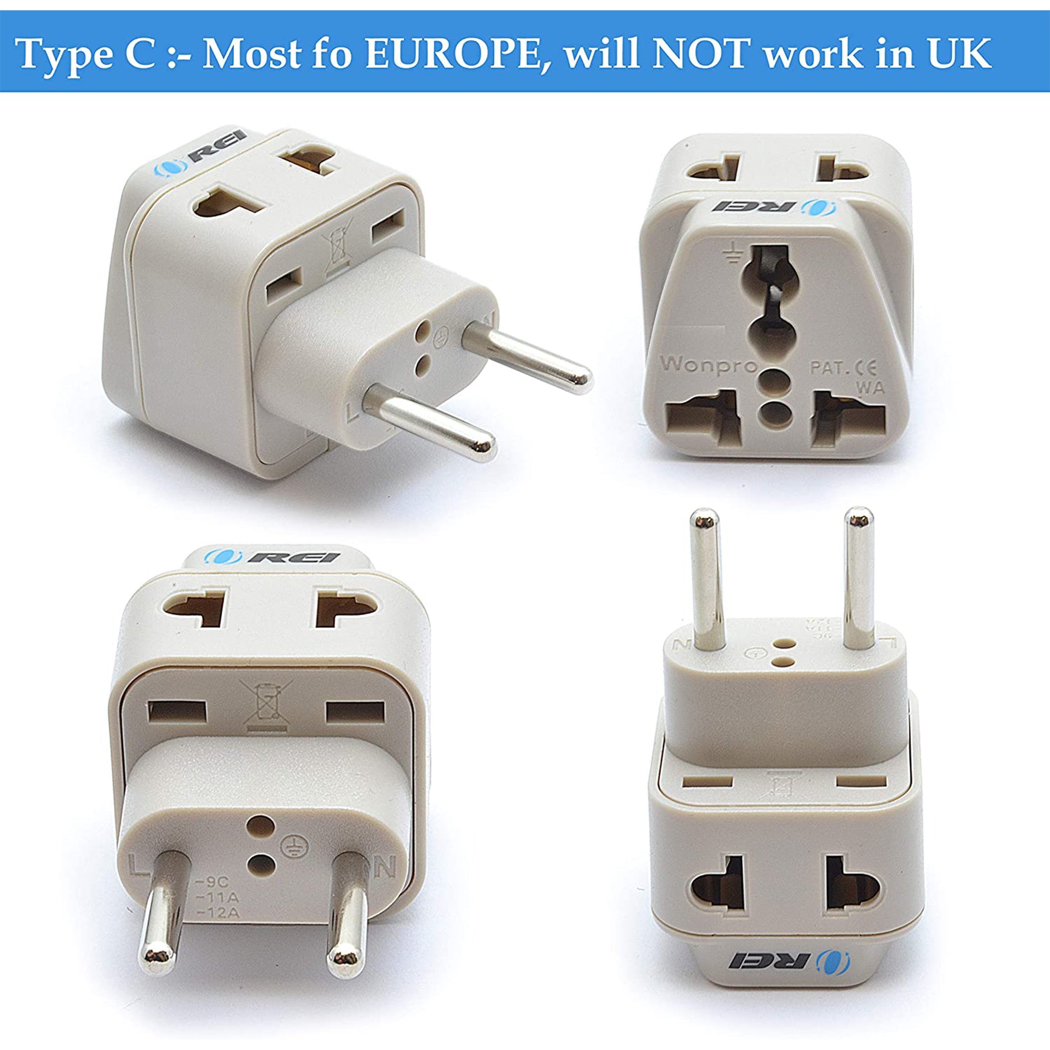 All-in-One Compact World Travel Adapter Plug - DB7-SET