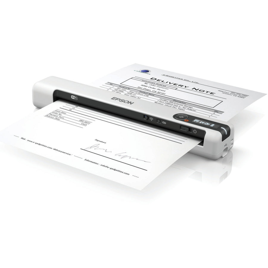 Epson DS-80W Ultra-Portable Wireless Sheetfed Scanner - 600 dpi Optical