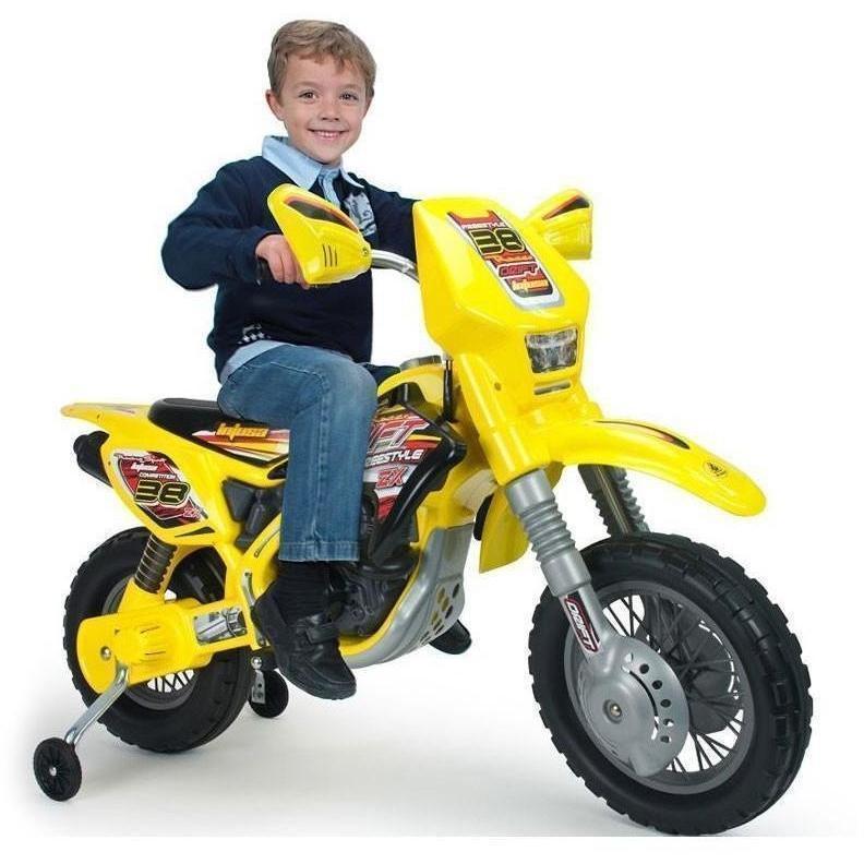 Injusa ZX 12V Kids' Motocross Drift Dirt Bike - Thrilling Fun for Young Riders!