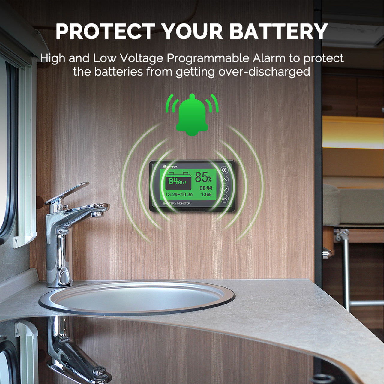 Renogy RBM500 500A Precision Battery Monitor - Your Battery Health Guardian
