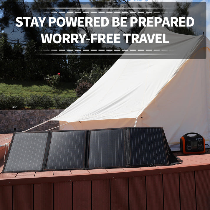 OUPES 100W Ultra-Portable Solar Powerhouse