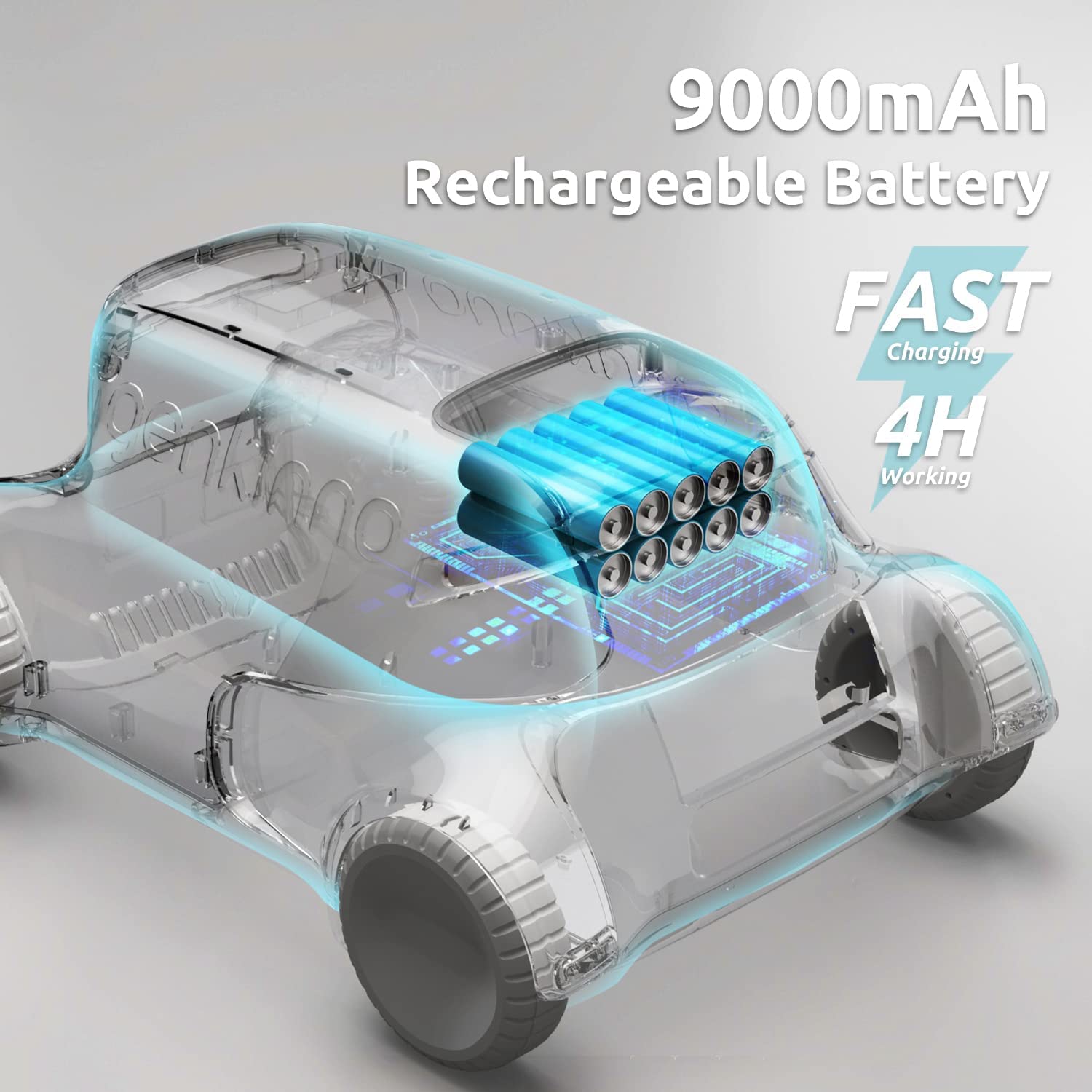 Genkinno P1: The Ultimate Cordless Automatic Robotic Pool Cleaner with Remote