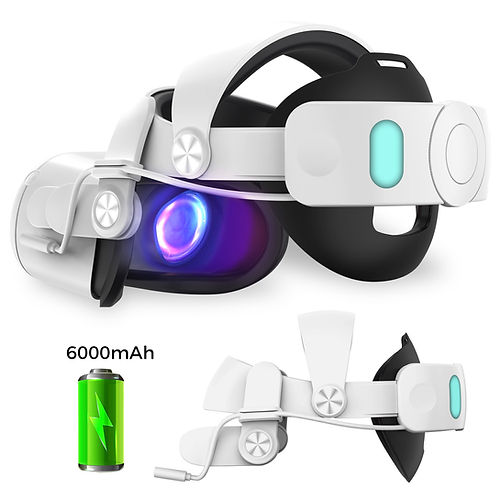 Sungale Oculus Quest 2 Elite Head Strap with 6000mAh Battery - Unleash Your VR Gaming