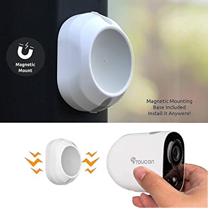 Toucan 1 Wireless Battery-Powered Video Doorbell with 2 6500 mAh Wireless Battery-Powered Cameras Bundle - Enhanced Home Security