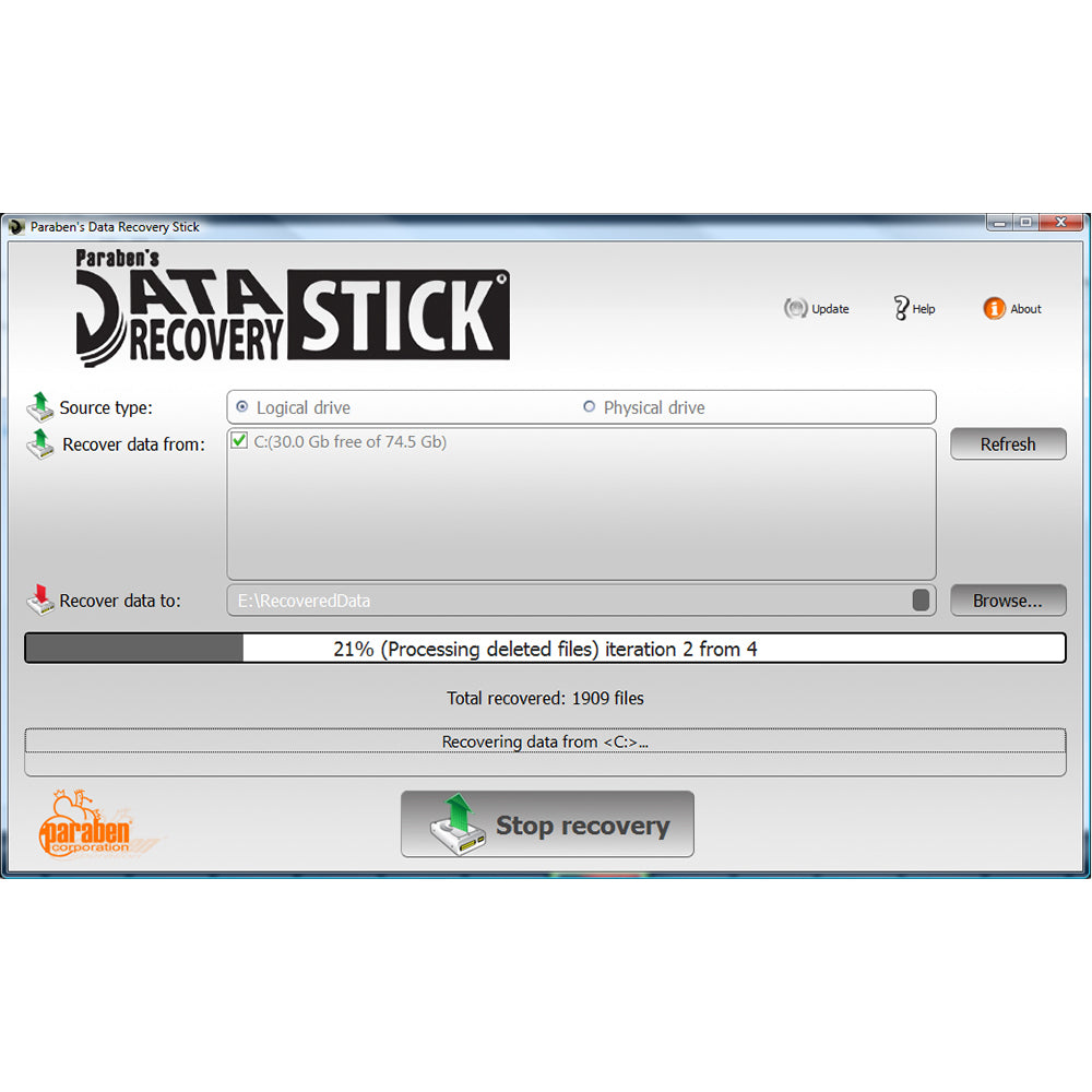 PBN - TEC Windows Data Recovery Stick: Your Data Savior
