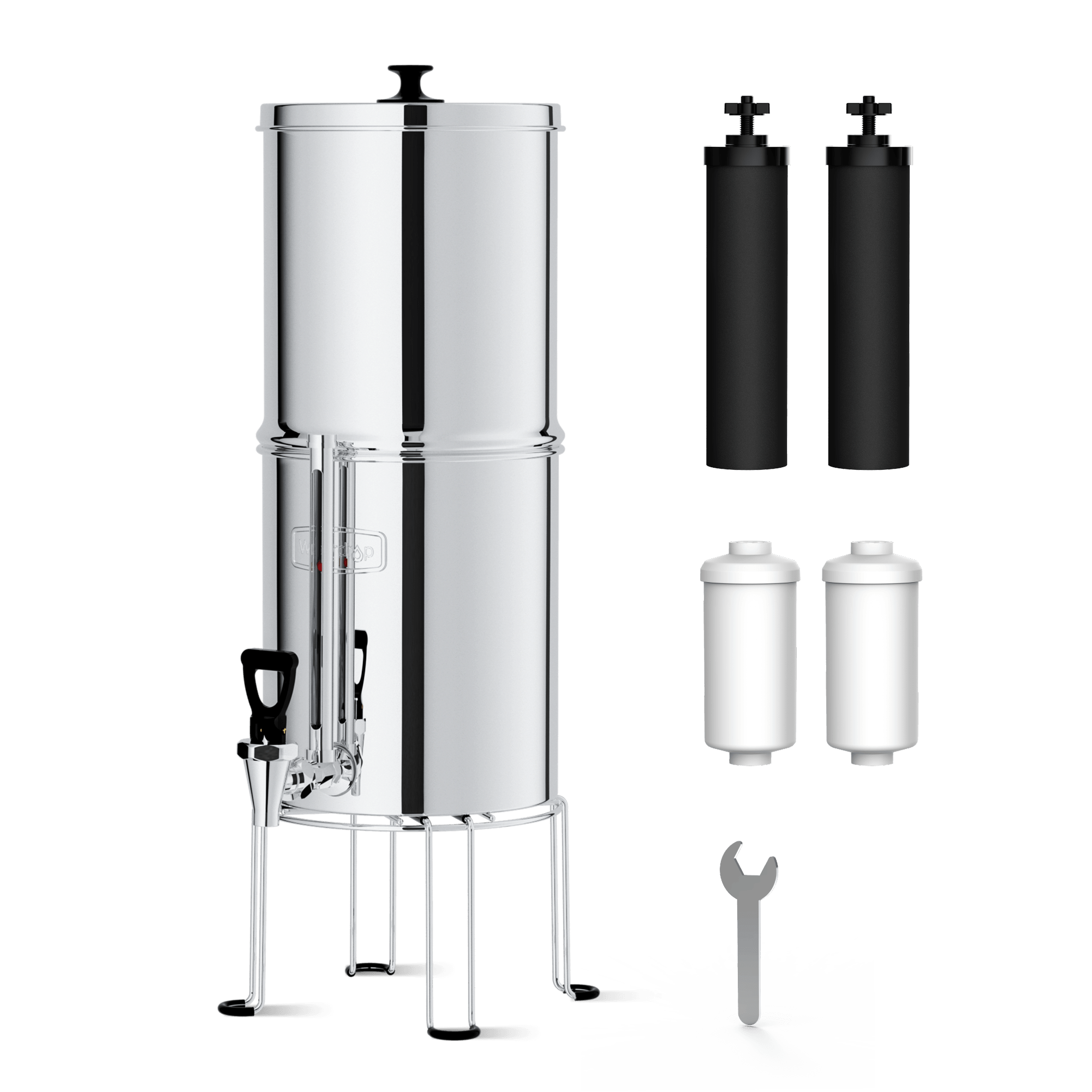 Waterdrop 2.25 - gallon King Tank Gravity Water Filter System with Stand - Your Ultimate Water Filtration Solution
