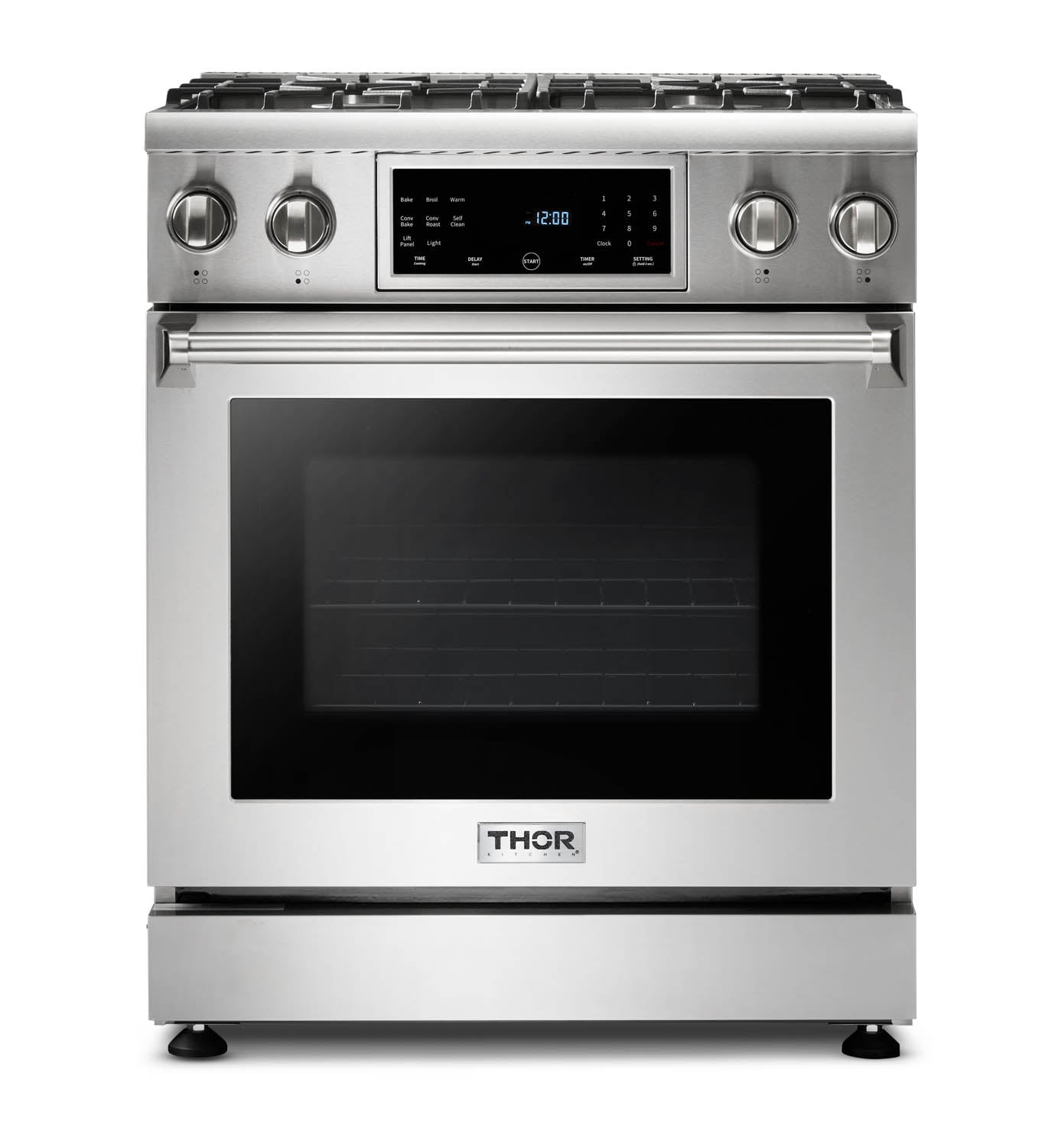 Thor Kitchen 30 Inch Tilt Panel Pro Gas Range - Elevate Your Cooking