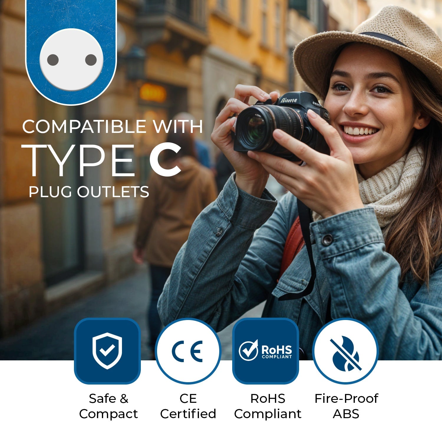 OREI US-9C Compact European Travel Adapter - Your Ultimate Travel Companion