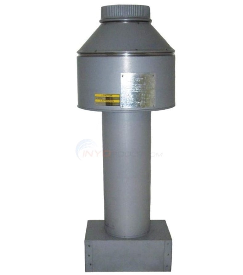 Rheem 6' 106A D-10 Indoor Draft Hood for Residential Pool Heater - Enhance Your Pool Experience