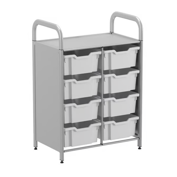 Gratnells Callero Custom Low-Level 8-Deep Tray Starter Kit - A Classroom Organization Essential