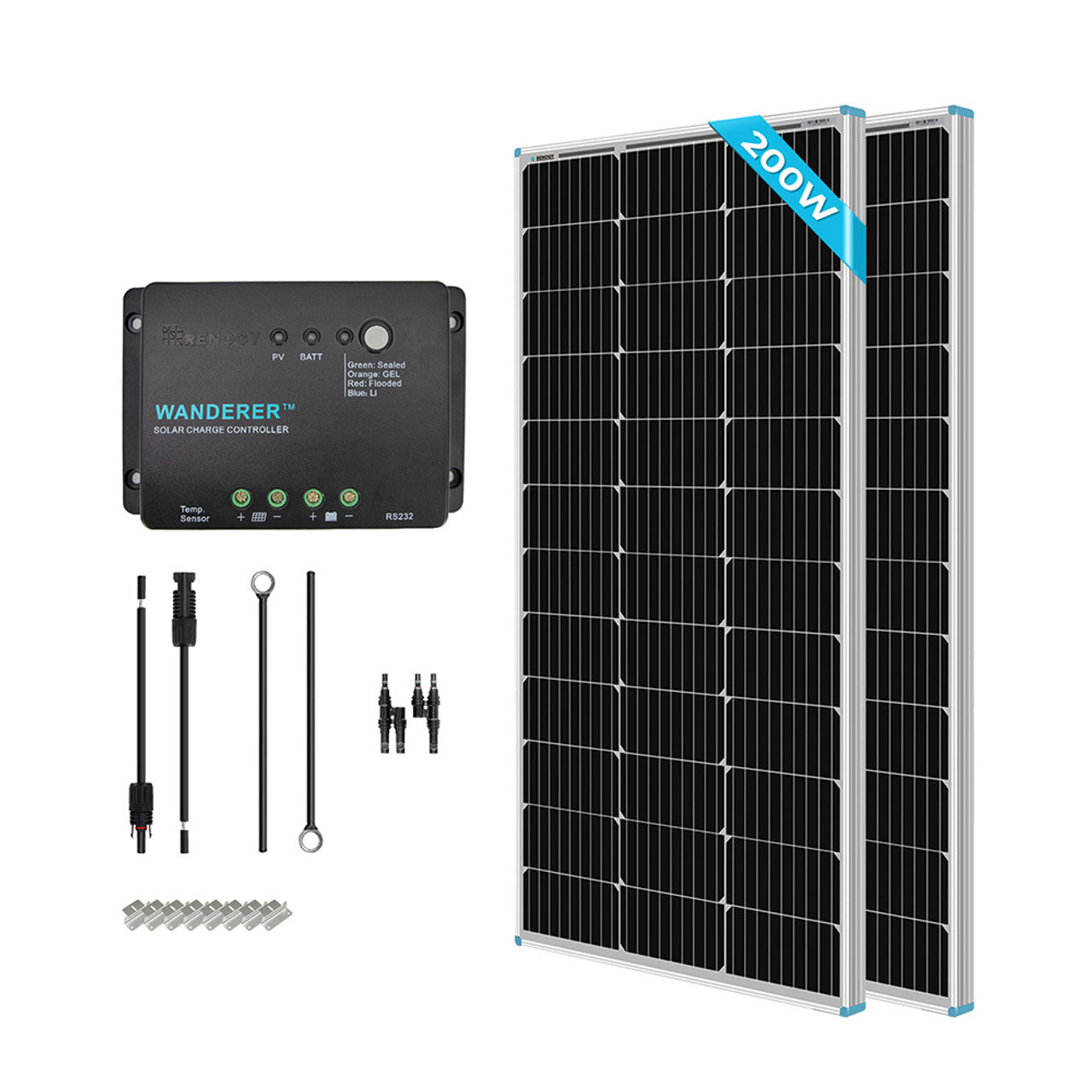 Renogy 200W 12V Solar Starter Kit - Your Path to Solar Power