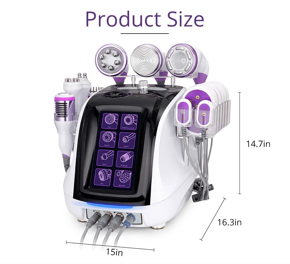 Shape Tactics 40k Cavitation RF Microcurrent Hot Cold Hammer Body Rejuvenation Machine