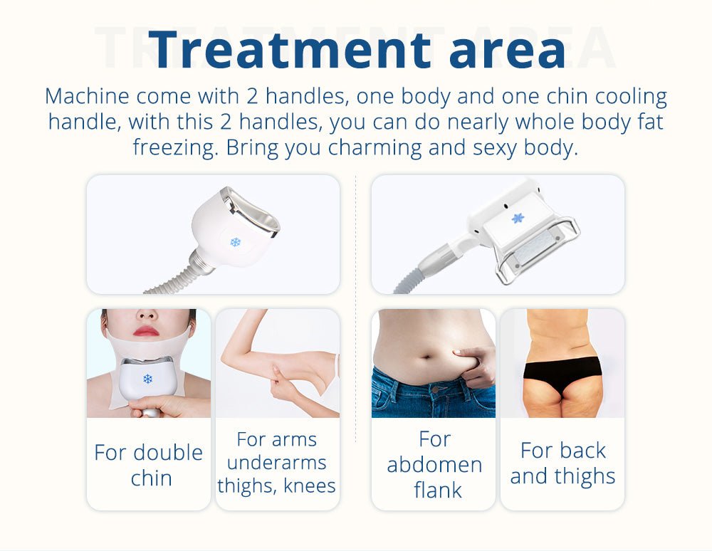 Advanced 3-Handle Cryolipolysis Fat Sculpting for Body Contouring